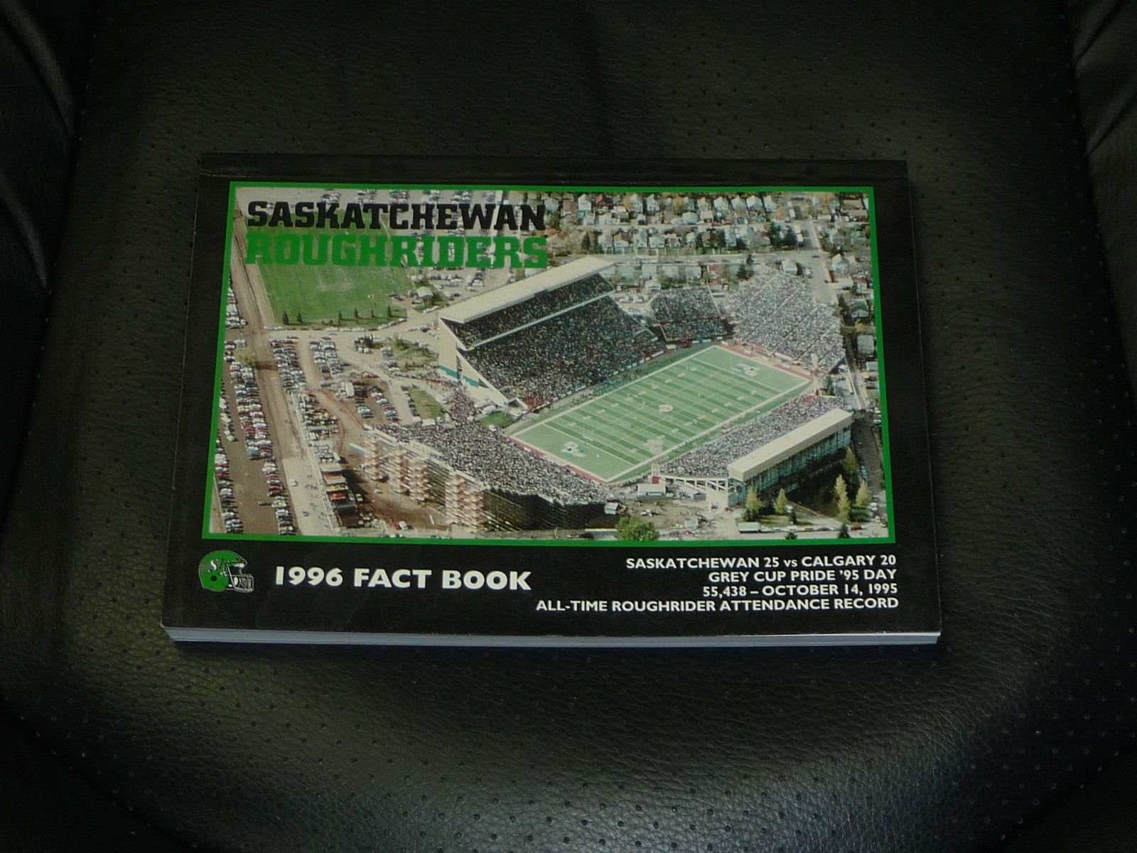 Ticket Stubs and Pubs1996 SASKATCHEWAN ROUGHRIDERS CFL PRESS MEDIA GUIDE NEAR MINT