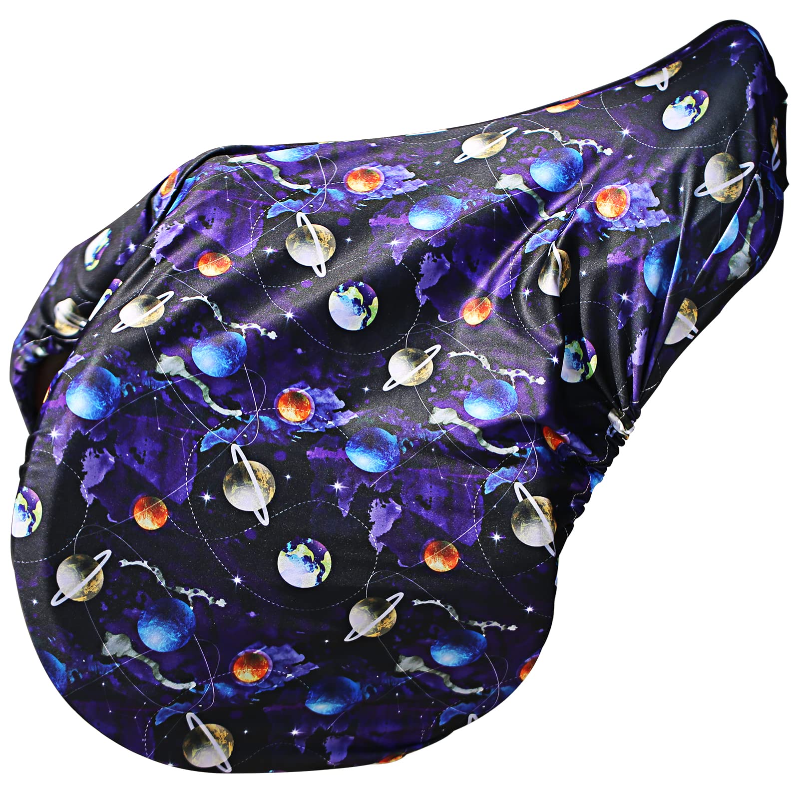 Harrison Howard Stretchy Dressage Saddle Cover-Everlasting Cosmos