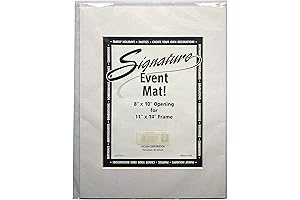 Callen HC1114-11000 Single Mat, White/White Core, 11x14 Picture Mat