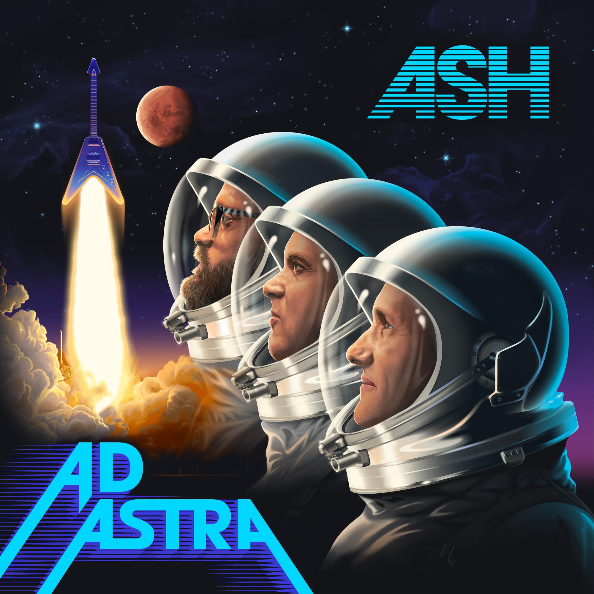 ASH Ad Astra - Silver Vinyl LP in Black