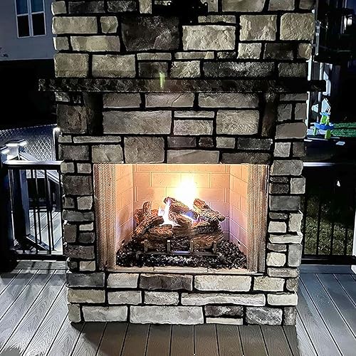 Miniatura 6 de GRISUN Onyx - Vidrio de fuego negro para hoguera, 20 libras de 12 pulgada, rocas de vidrio templado para chimenea natural o propano, seguro para