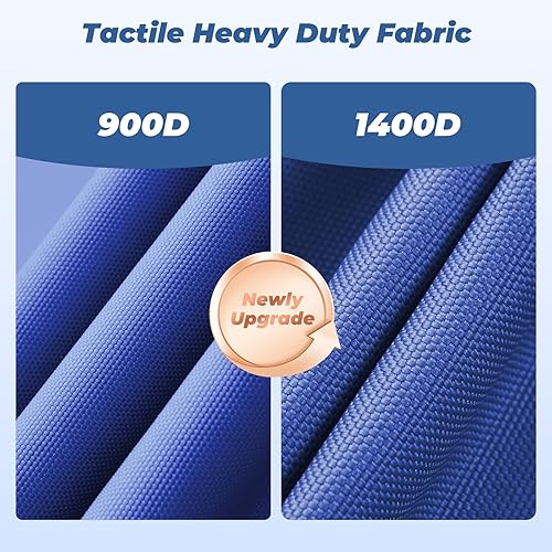 Vista 11 de RVMasking Funda para barco, 1400D resistente reforzada, impermeable, remolcable con bolsa de almacenamiento para casco en V, Tri-casco, pescado