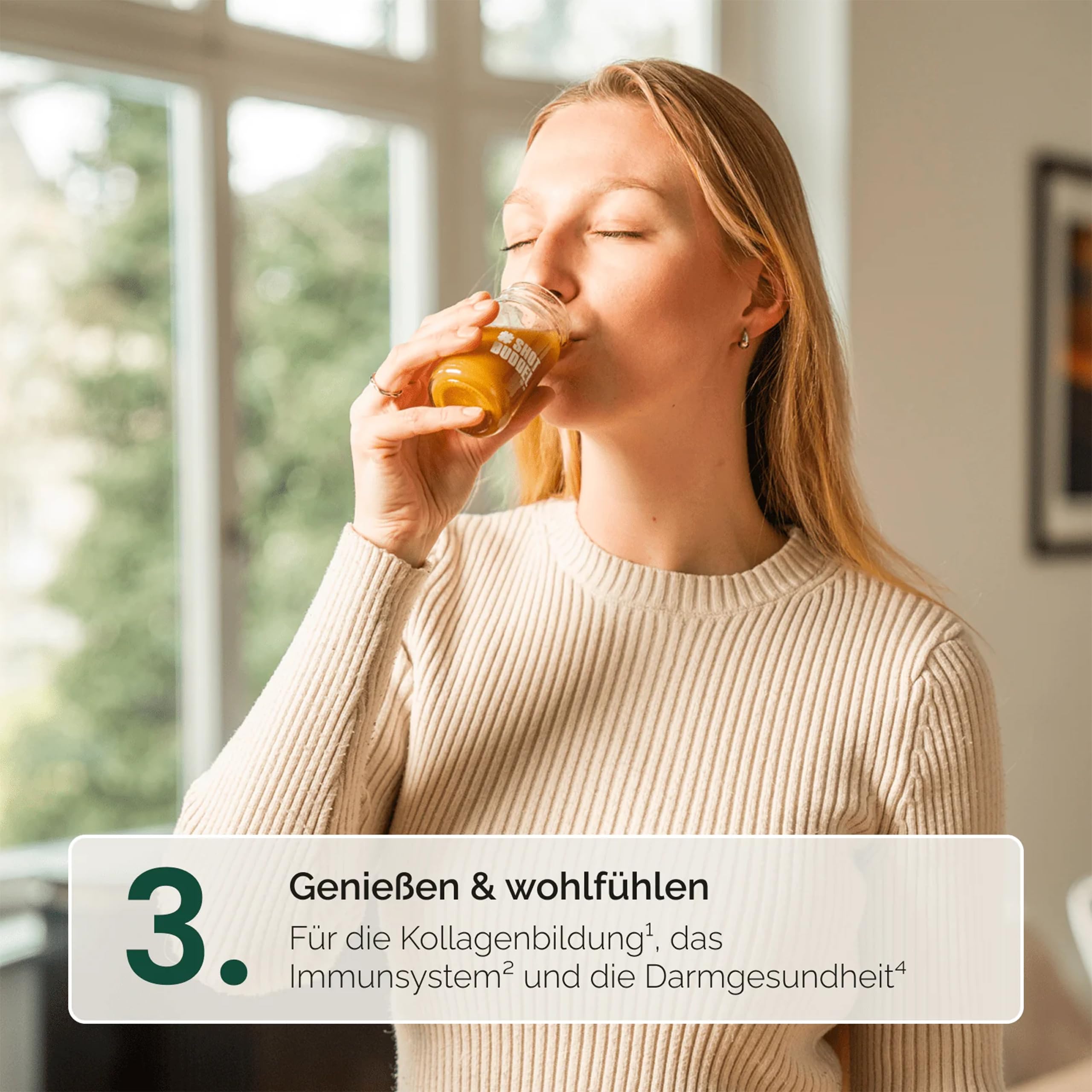 Hansegrün - Frauen Starter-Set - Beauty Shots (50 Stk.), Grüne Shots (50 Stk.) & Ingwer Shots (60 Stk.) - für Frauengesundheit ab 30 Jahren², Darmfunktion⁴ & Immunsystem² - zur täglichen Zubereitung