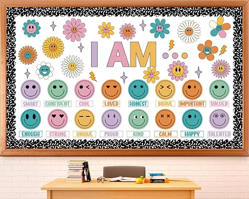 Affirmation Station Bulletin Board Decor Back to School Bulletin Board Smile Fac