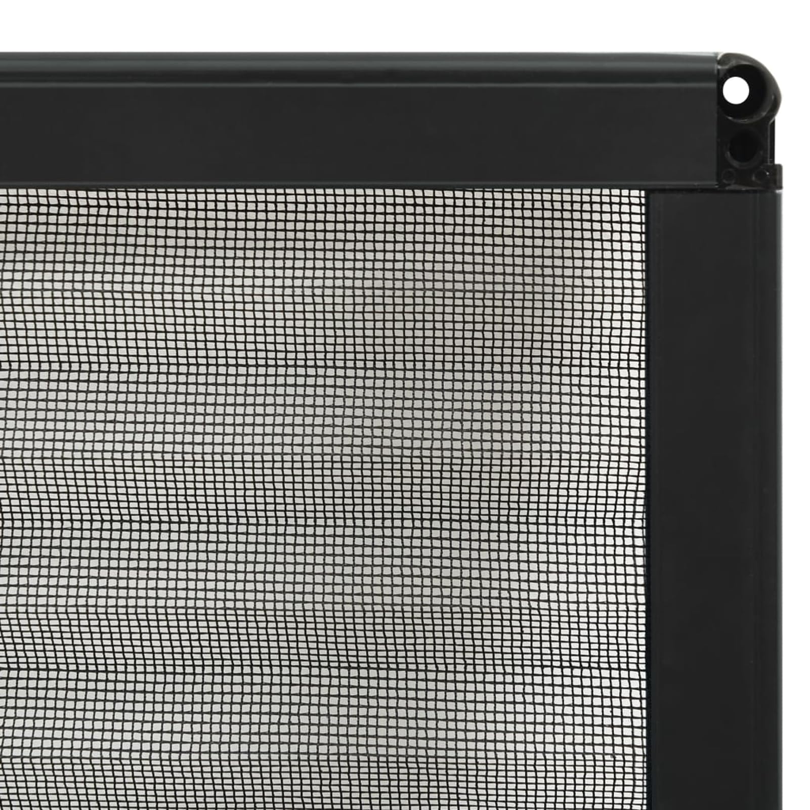 Gecheer Insektenschutz Plissee, Aluminium Rahmen Anthrazit Fiberglas Maschengitter 80x100cm für Fenster Dachfenster