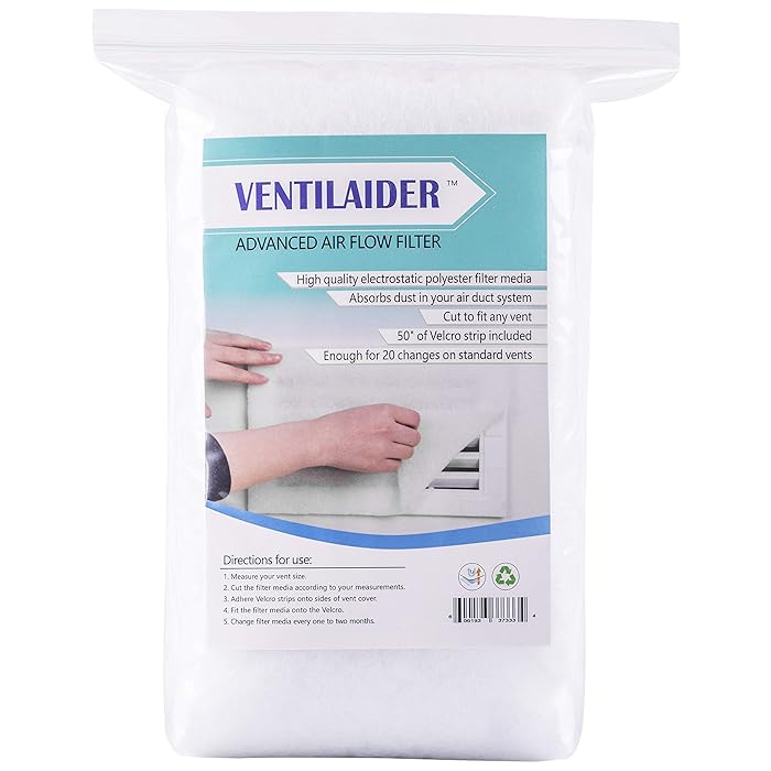 Buy Ventilaider Complete Air Vent Register Filter Set Cut To Fit Any