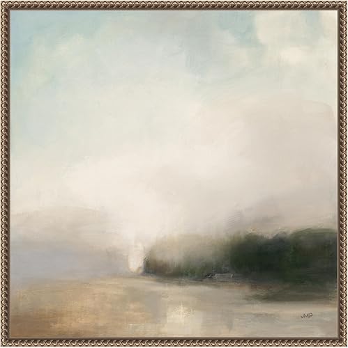 Amanti Art Lienzo enmarcado para pared, 22 x 22 pulgadas, bosque lejano, por Julia Purinton, lienzo enmarcado para decoración de pared, sala de