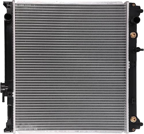 SCITOO 1 radiador 1864 + abrazadera de manguera de 8 a 0.394 in x 2 de 30 a 1.969 in x 2 para Chevrolet 1998 para Tracker 1.6L 1994-1997 para Geo