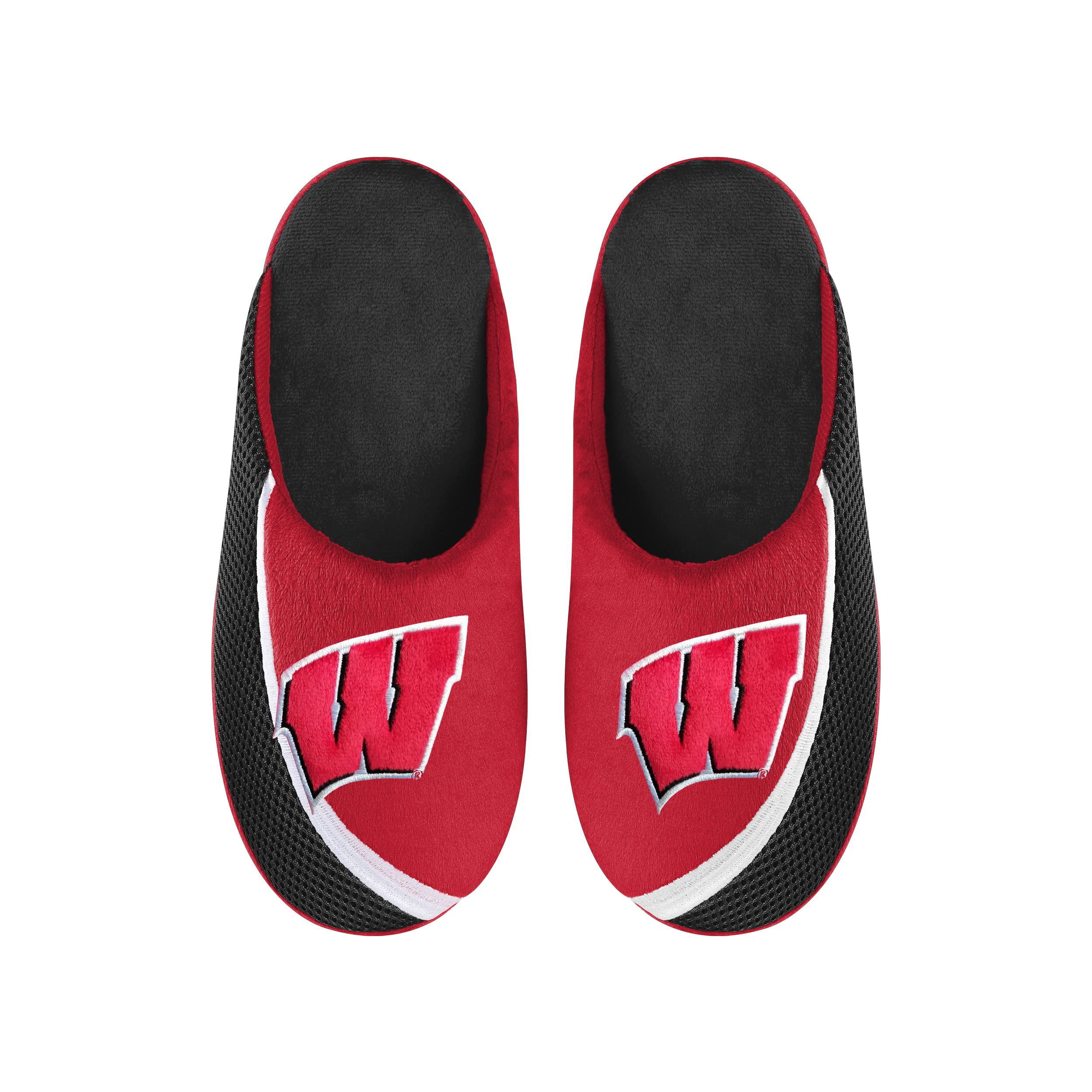 FOCO Men's NCAA 2022 Big Logo Color Edge Slipper