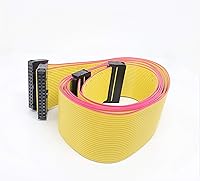 Vista 12 de Accesorios de PC - Connectors Pro 26P 2x13 Dual Row FC IDC 0.100 in hembra conectores de 15.7 in 15" de longitud cable plano amarillo