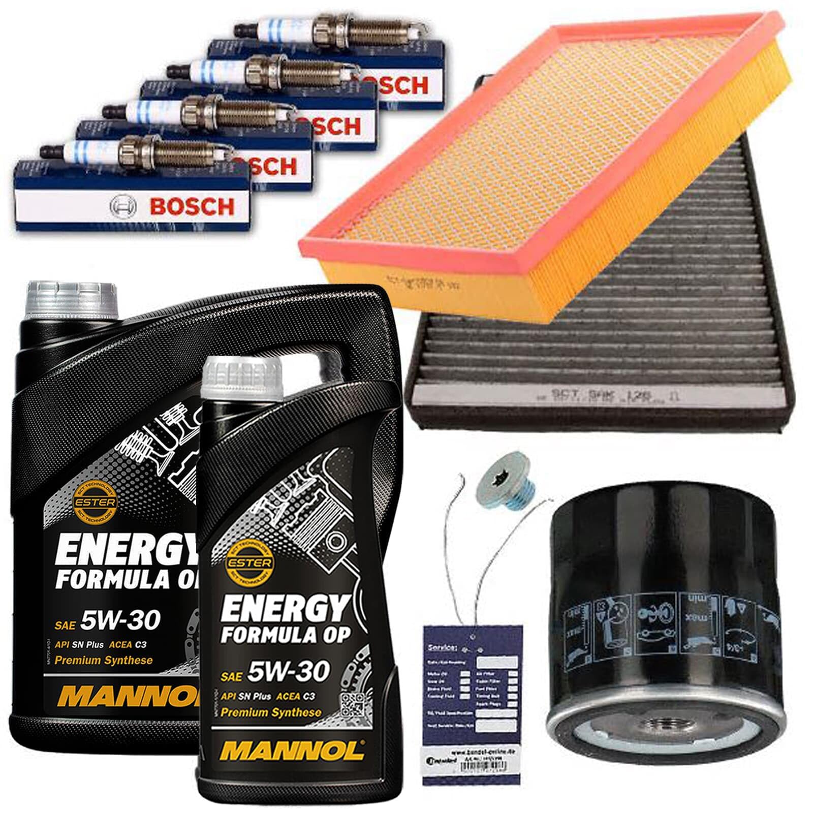 Filterset Inspektionspaket+5L 5W30 Motoröl
