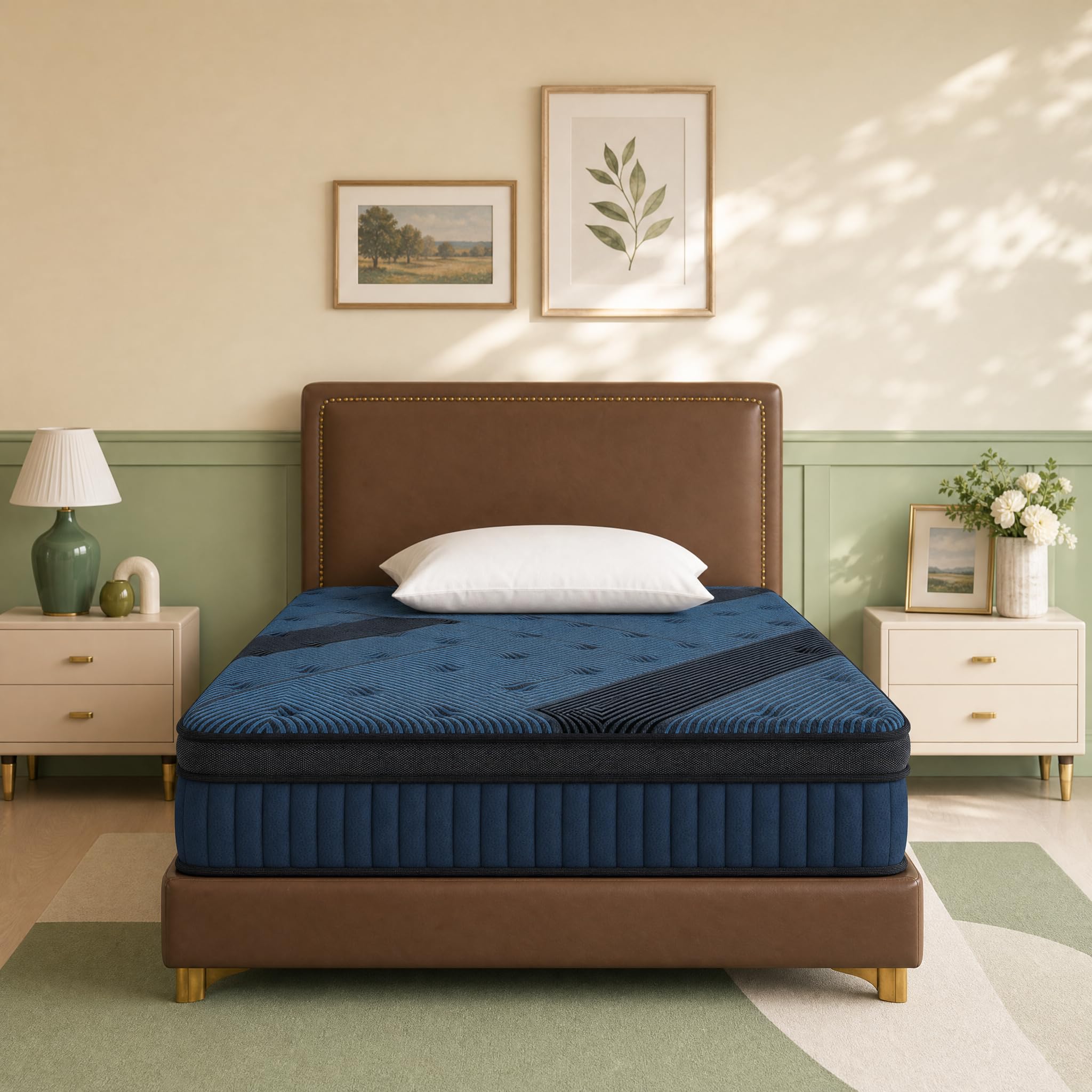 12 Inch Twin Hybrid Luxury Mattress by UNZIPE