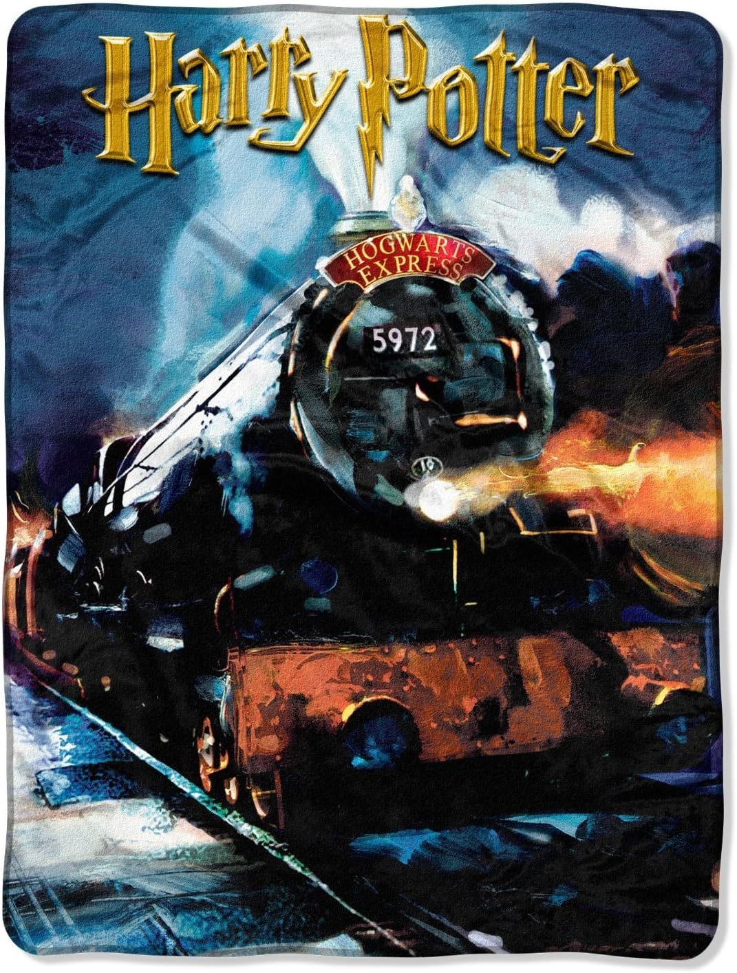 - Northwest Harry Potter Micro Raschel Throw Blanket, 46" x 60", To Hogwarts