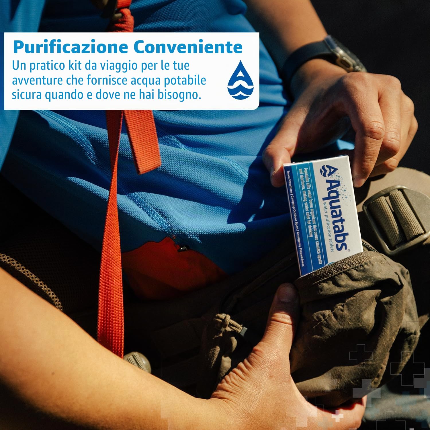 Martinez Albainox Aquatabs 50 Pastiglie Purificare Acqua Trekking