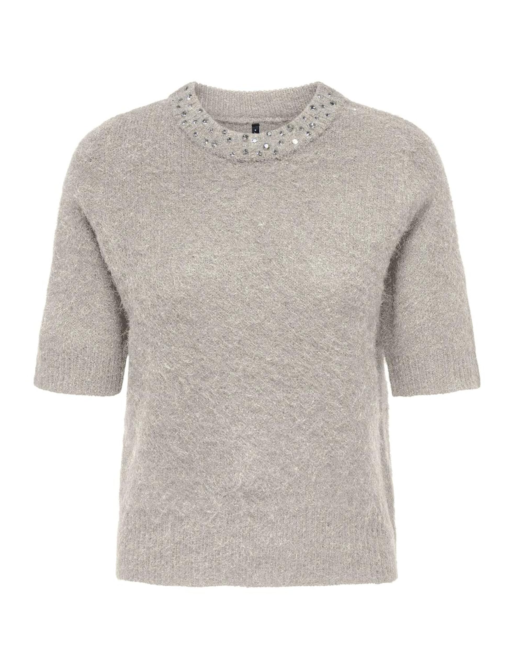 ONLY Damen Onlrina Life Ss Rhinestone O-Neck KNT