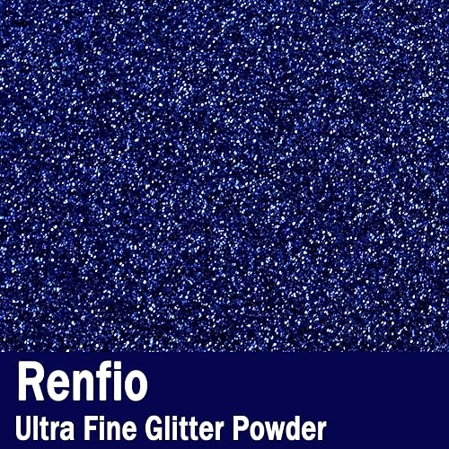 Miniatura 98 de Renfio Polvo ultra fino de purpurina rojo vino oscuro, 2.11 onzas (2.12 oz), copos de PET, manualidades, lentejuelas, decoración de slime, seguro