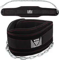 WYOX Cinto de mergulho para halterofilismo, cinto de puxar para homens e mulheres, cinto de ginástica para levantamento de peso, agachamento, musculação, cinto de treino com corrente de aço resistente