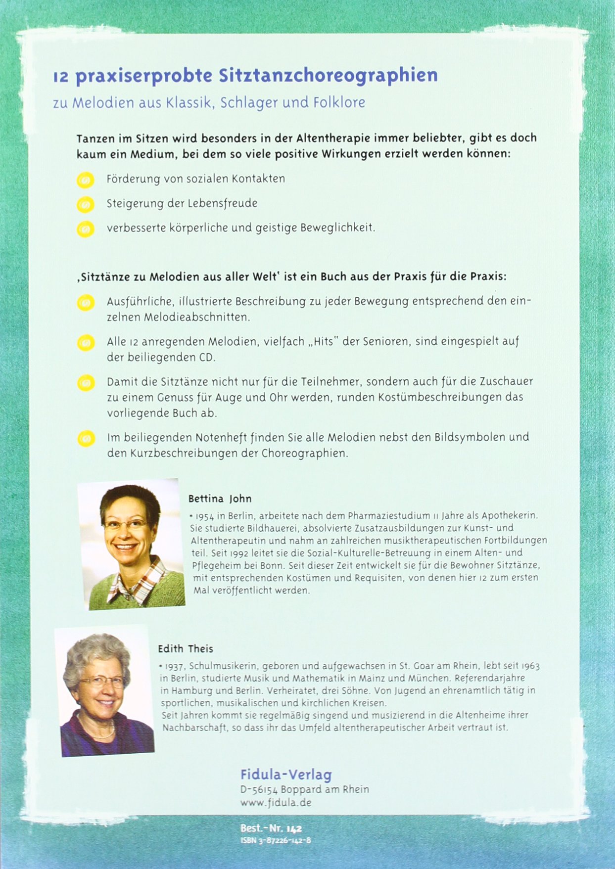 Sitztänze zu Melodien aus aller Welt - Klassik, Schlager, Folklore: Anleitungen in Wort und Bild zu Tänzen und Köstümen im Set mit CD und Notenheft: ... und Kostümen im Set mit CD und Notenheft