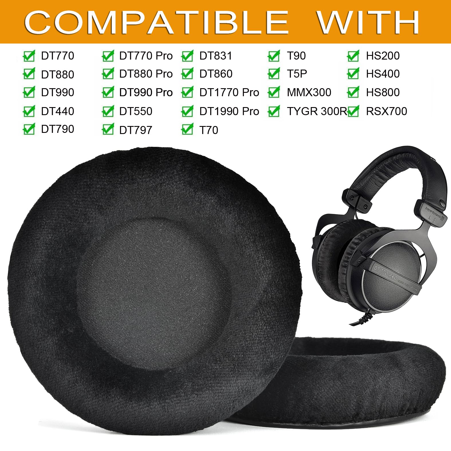 Amazon | defean 交換用イヤーパッド カバークッション Beyerdynamic