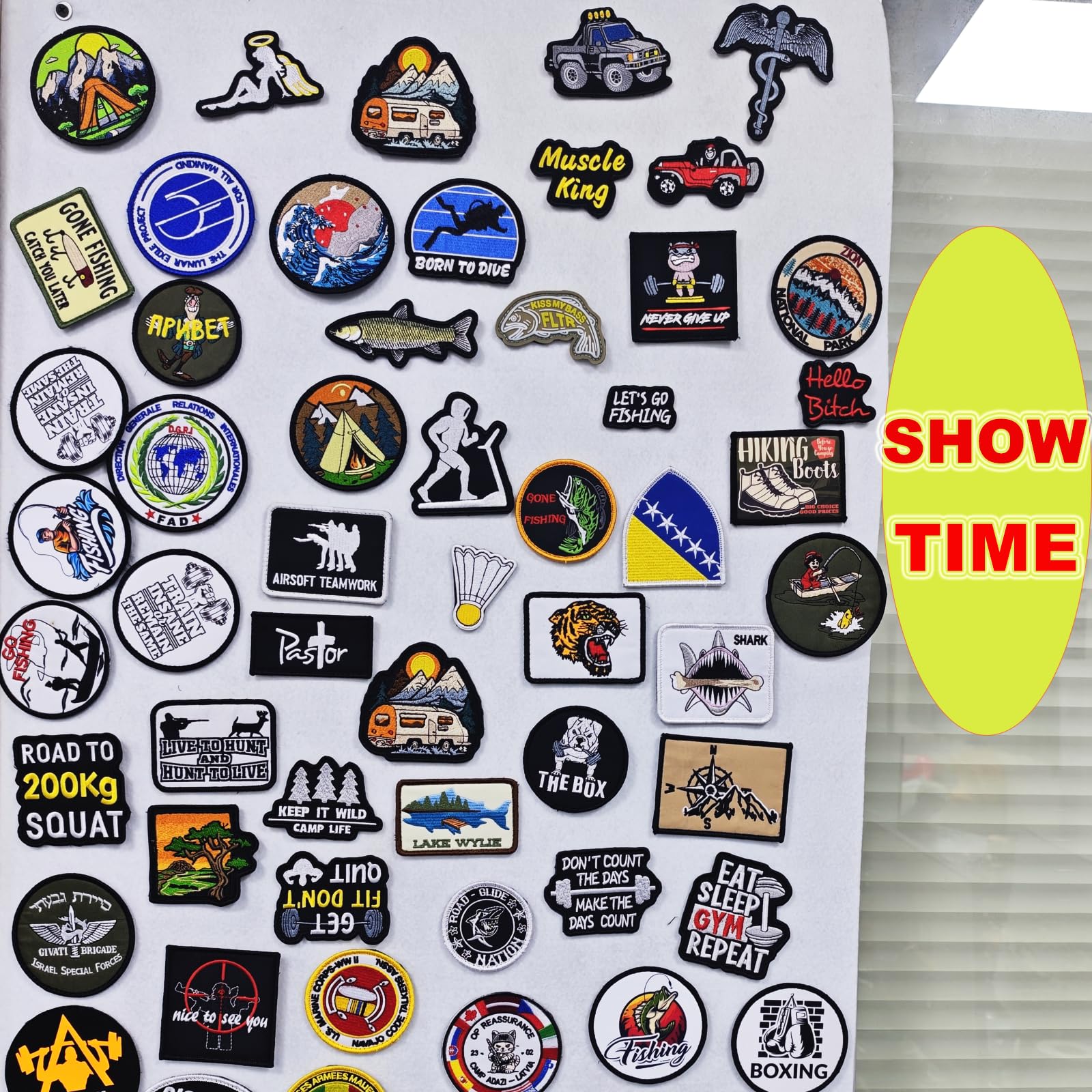 30 Piezas de Parche Bordado Personalizado Diseño Personalizado Parche Decorativo para Sombreros, Mochilas, Jeans, Chaquetas, Ropa, Bolsos, Gorros, Chalecos, para Planchar o Coser (8 cm)