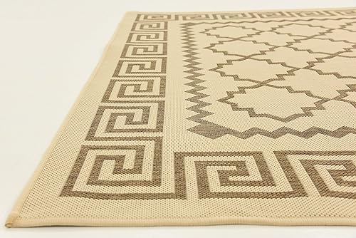 Vista 44 de Unique Loom Alfombra Colección enrejado Marroquí Celosía Transicional Interior y Exterior, Polipropileno Gris/Plateado