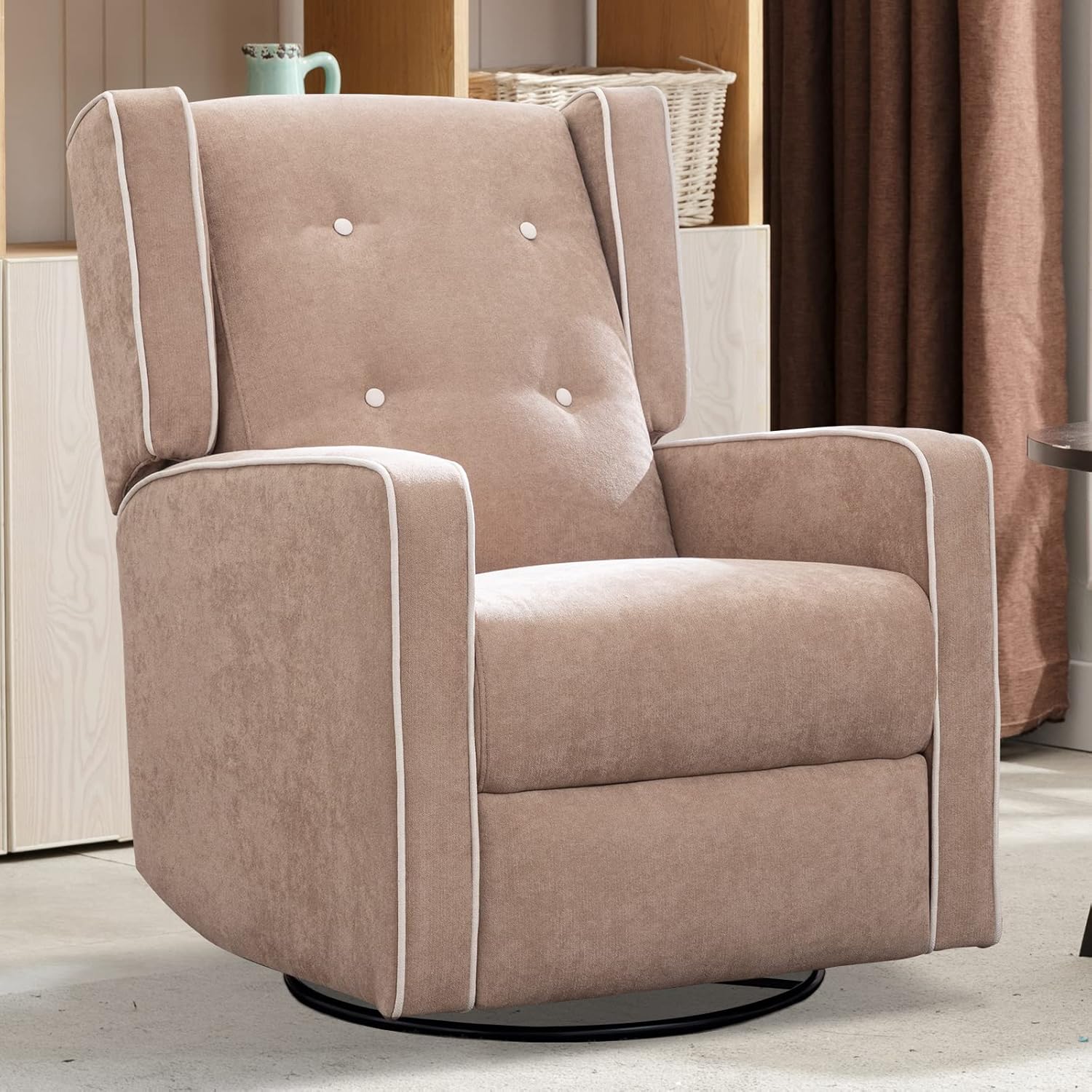 Buy Swivel Rocker Recliner Chair, Nursery Glider Chair, Nursery Rocking