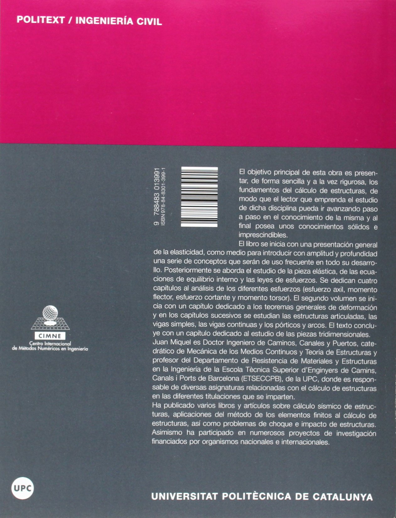Cálculo de estructuras I. Fundamento y estudio de secciones: 85 (Politext)