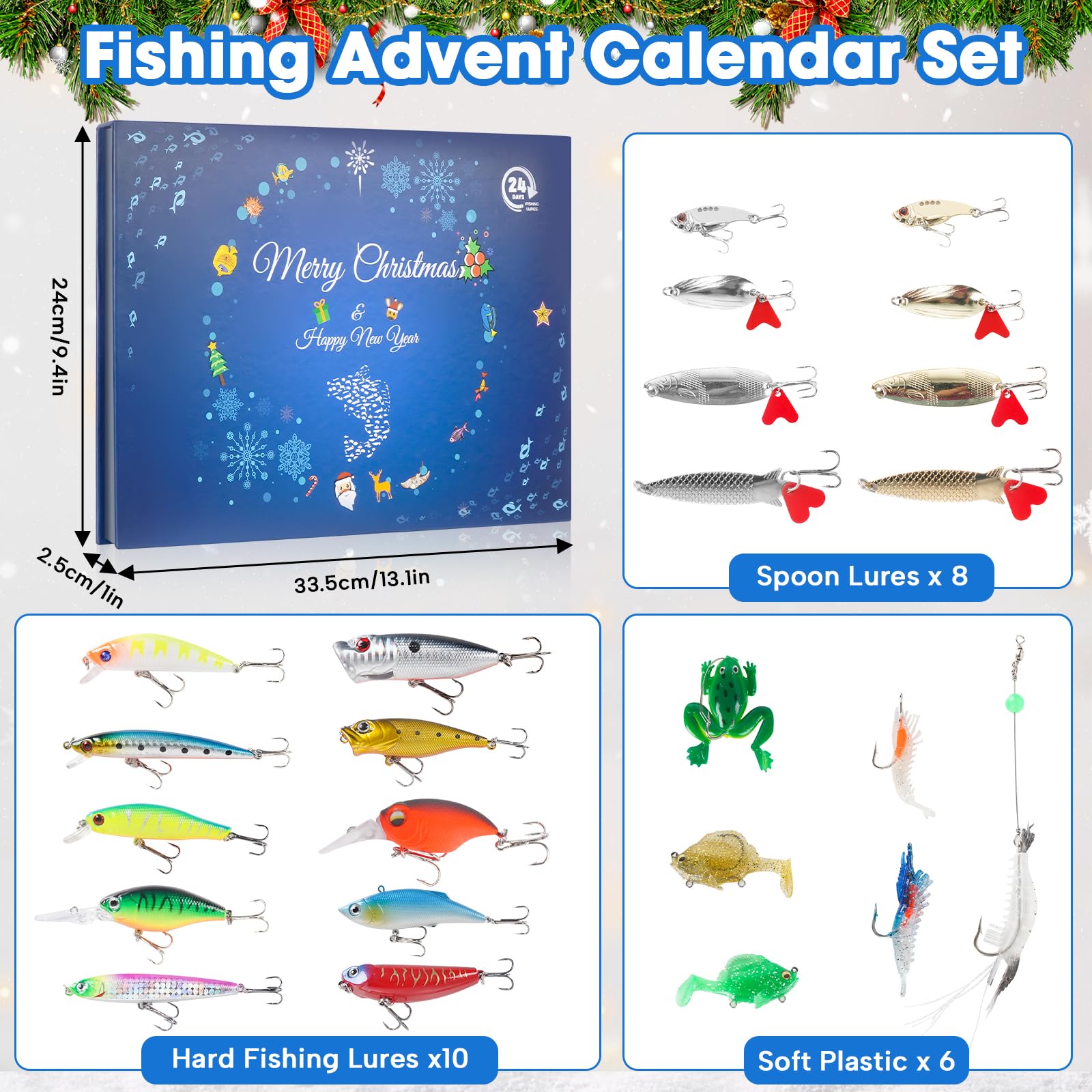 Adventskalender 2024 Angelköder (Fischköder)