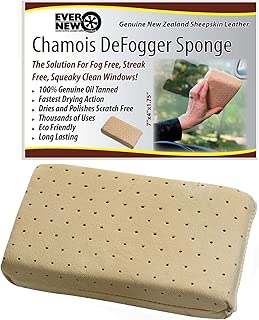 Chamois DeFogger Sponge by Ever New Automotive Revolutionary Design! The Solution for Fog Free, Streak Free, Squeaky Clean Windows! Use it in Your Car, Boat, RV or Home! 100% Guarantee! - coolthings.us