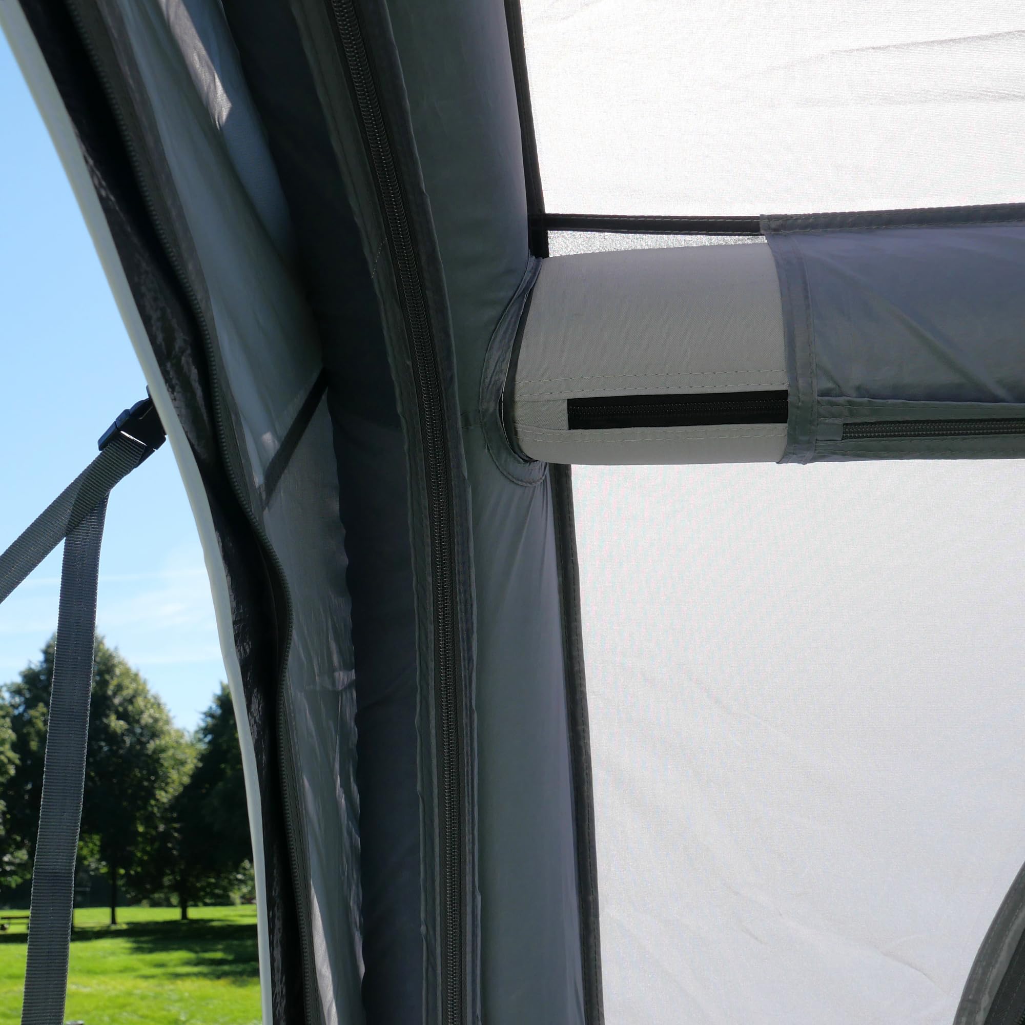 your GEAR Porto Air – Toldo hinchable – Toldo – Toldo de viaje – Toldo para caravana (gris, 420 x 270 cm)