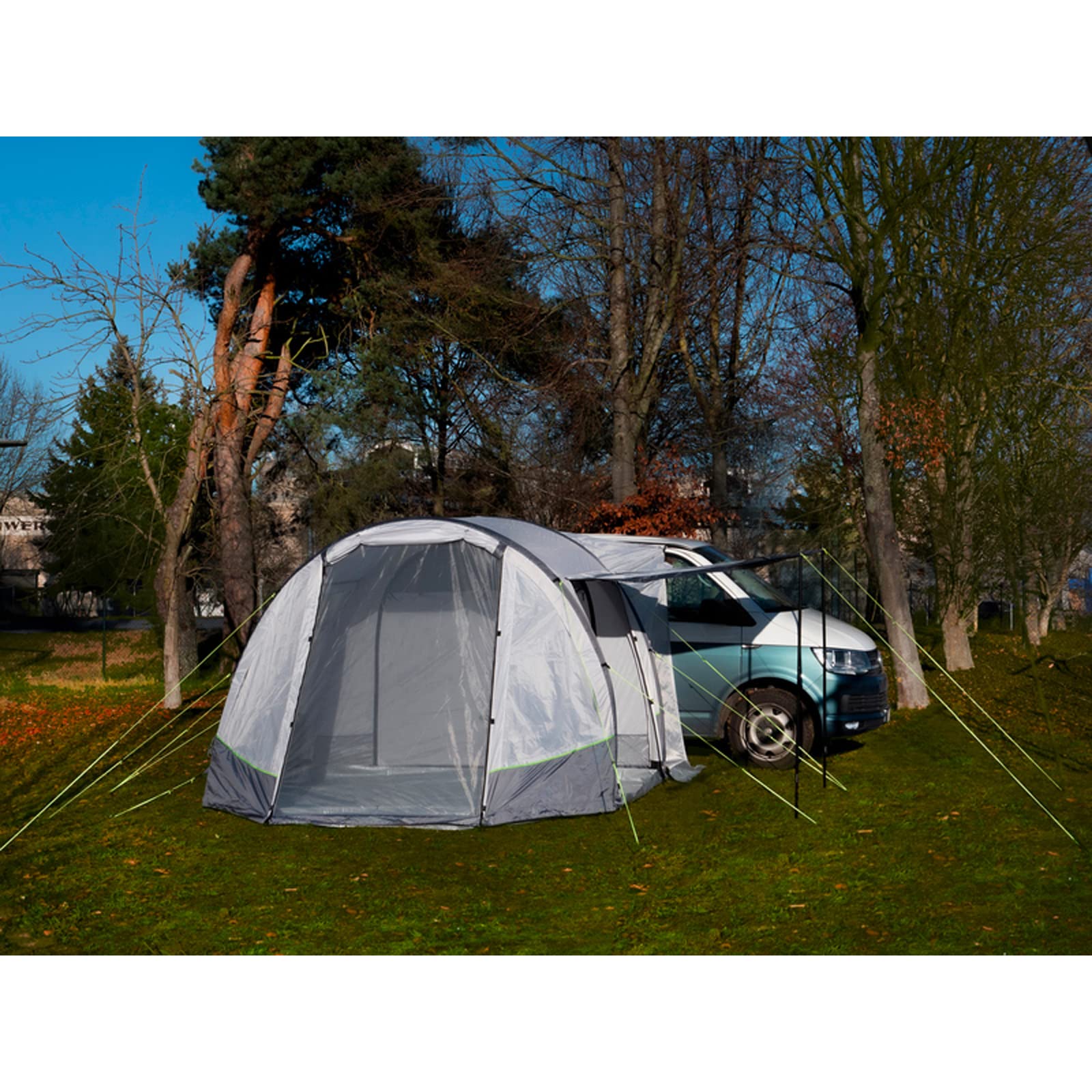 Busvorzelt Tour Easy AIR - Vorzelt, Luftzelt für Campingbusse, Bus, Kastenwagen, 300x270 cm, Camping, Outdoor, Reisen
