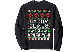 Daddy Claus Matching Ugly Christmas Family Sweatshirt