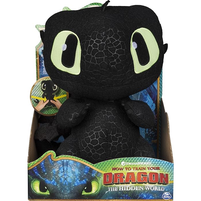 Buy Dragons Dreamworks Squeeze & Growl Toothless, 10Inch Plush with