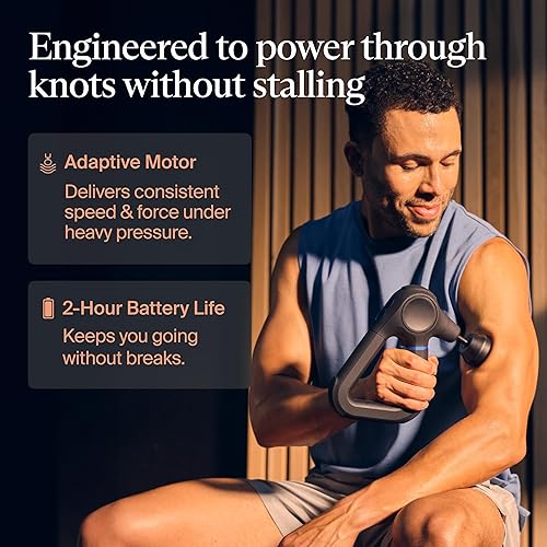 Miniatura 6 de TheraGun Pistola de masaje Prime (6 generación) de Therabody - Tejido profundo, potente masaje en un diseño resistente y duradero para una