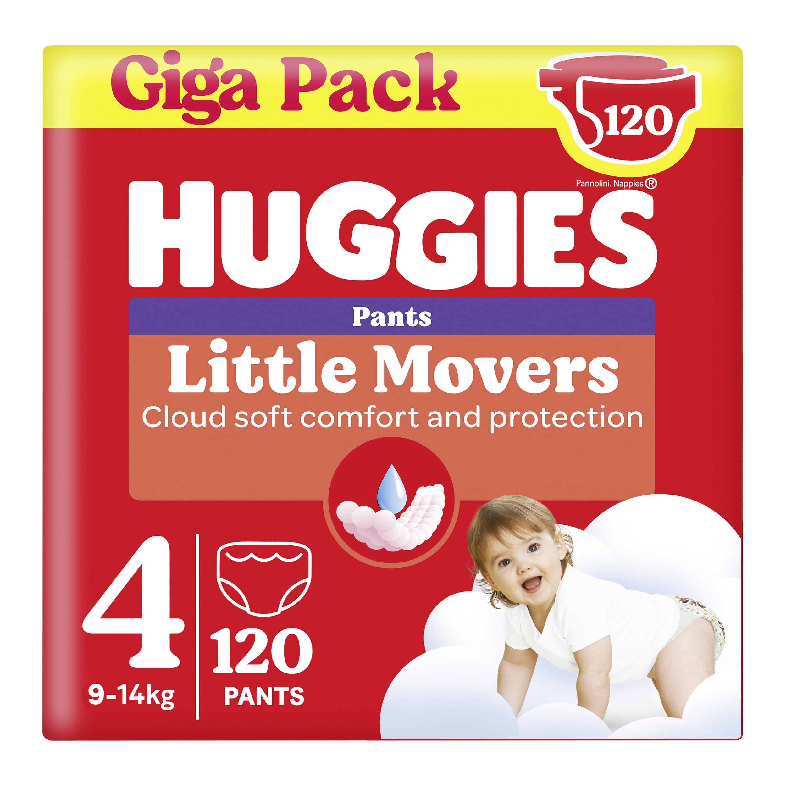 Huggies Pants Disney, Baby-Windeln Gr.4, 120 St. (4x30), Monatsbox