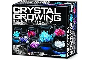 4M 7 Crystal Growing Science Experiment Kit: Explore the Wonders of Crystallization