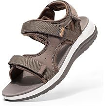 FitVille Wide Orthopedic Womens Sandals Wide Width Walking Sandals for Women Plantar Fasciitis & Swollen Feet with Adjustable Ankle Strap