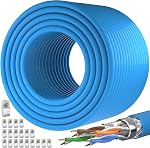 Cat 7 Ethernet Cable 40ft, SFTP Triple Shielded Ethernet Cable, Network Cable, Internet Cable, LAN Cable, with RJ45 Connector for Router, Modern, PC, Laptop, TV, Switch Box, Printer, PS3/4/5, Gaming