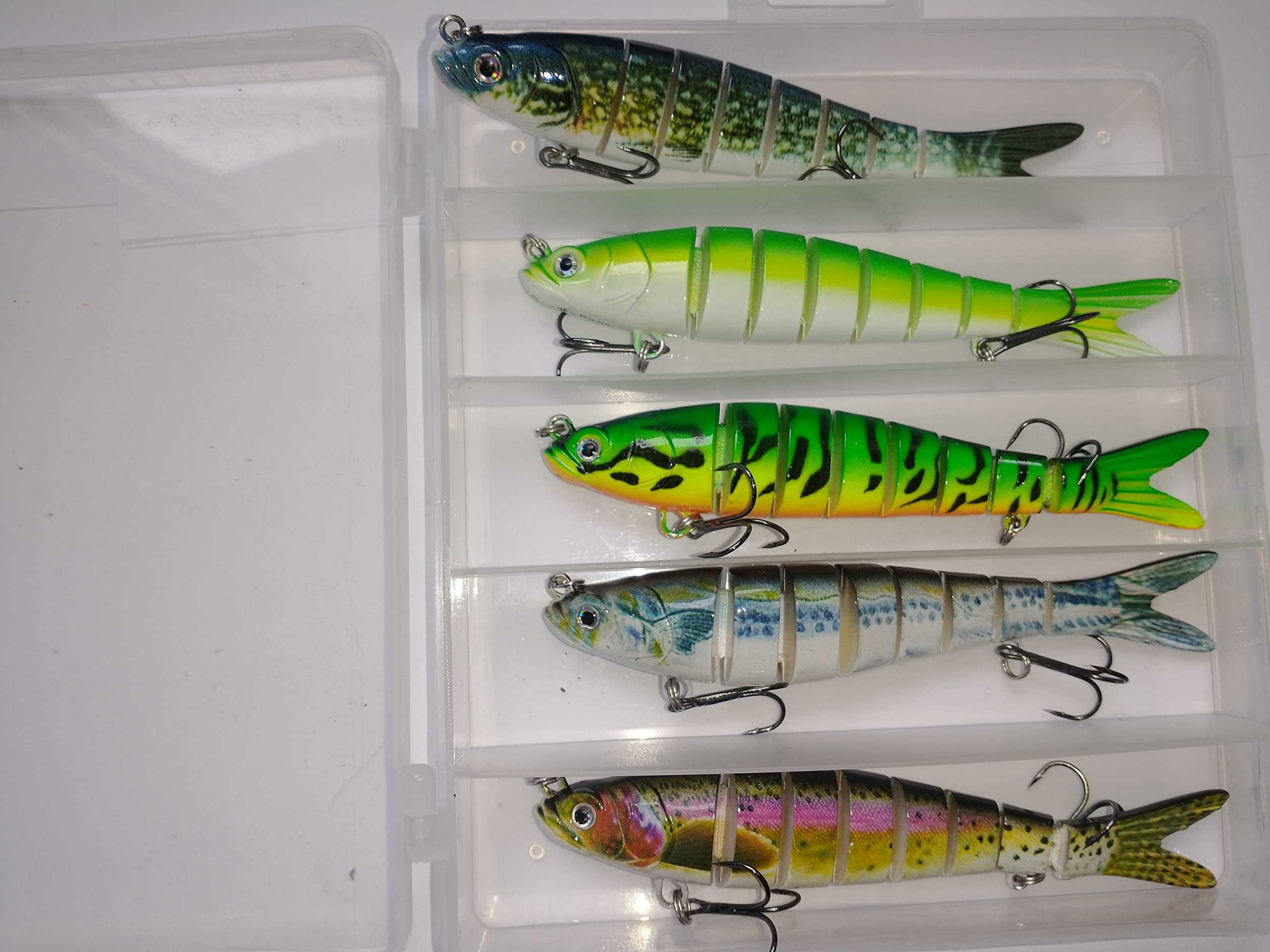 Sneaky Paws Fishing Lures Jointed Swimbait for Bass, Perch, Pike Walleye Muskie
