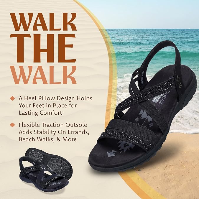 Skechers Women's Reggae Slim - Summer Sparkle