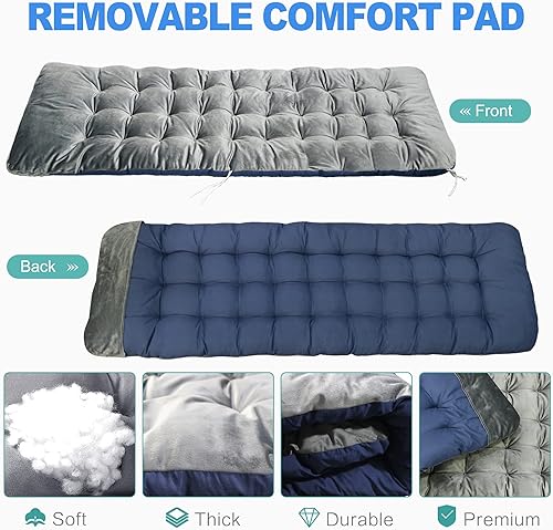 Miniatura 10 de H&ZT 2PK Zero Gravity Chair,Folding Lounge Recliners with Removable Soft Pad,Headrest and Footrest,Sun Tanning Chair for Indoor and Outdoor,Support