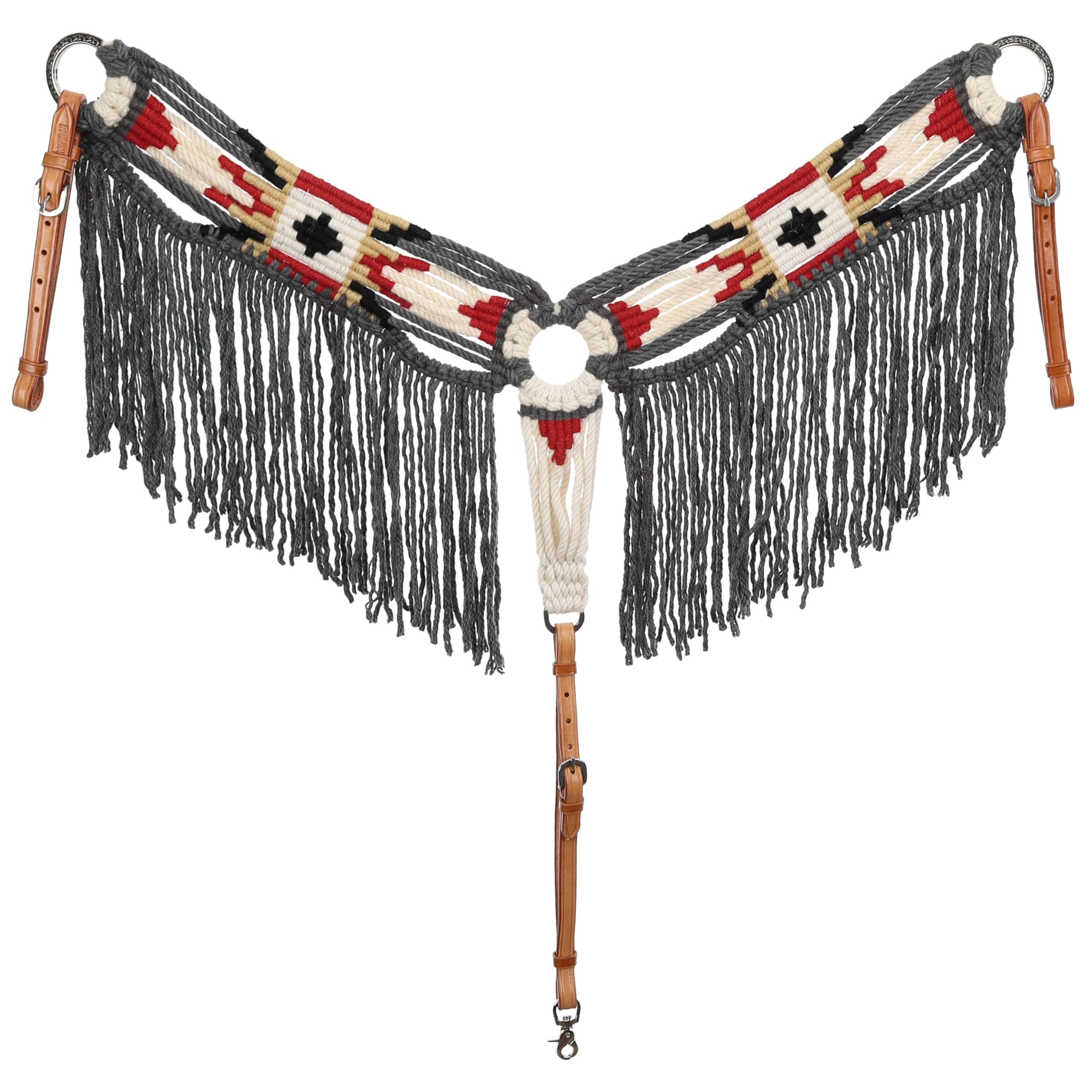 Showman Choctaw Mohair Single Ear Headstall & Breast Collar Set