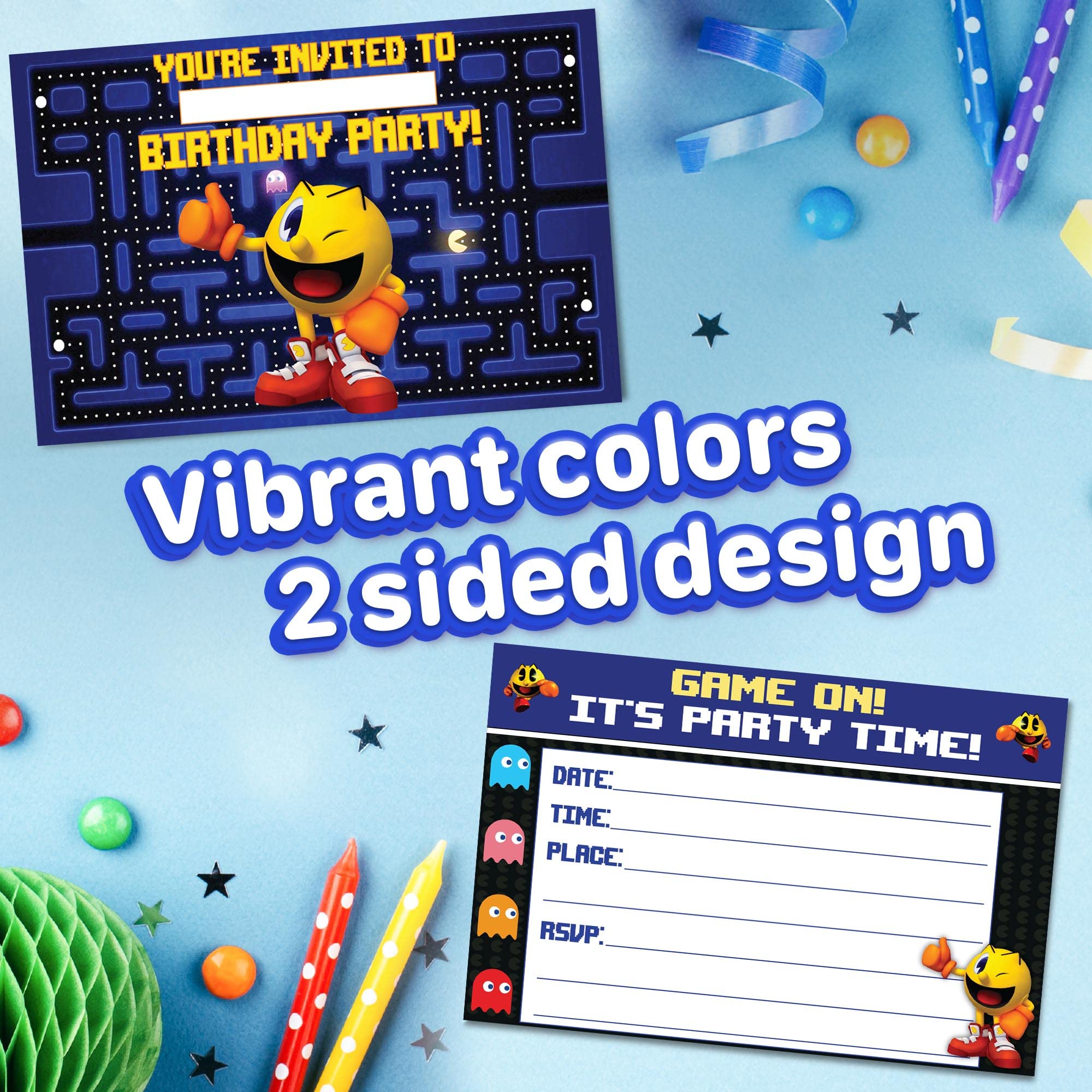 Amazon.com : Set of 20 Retro Game Happy Birthday Invitation Cards & Envelopes – Lightweight (240g), Postcard Style Invites for the Perfect Party Pack : Home & Kitchen amazon-com-set-of-20-retro-game-happy-birthday-invitation-cards-envelopes-lightweight-240g-postcard-style-invites-for-the-perfect-party-pack-home-kitchen