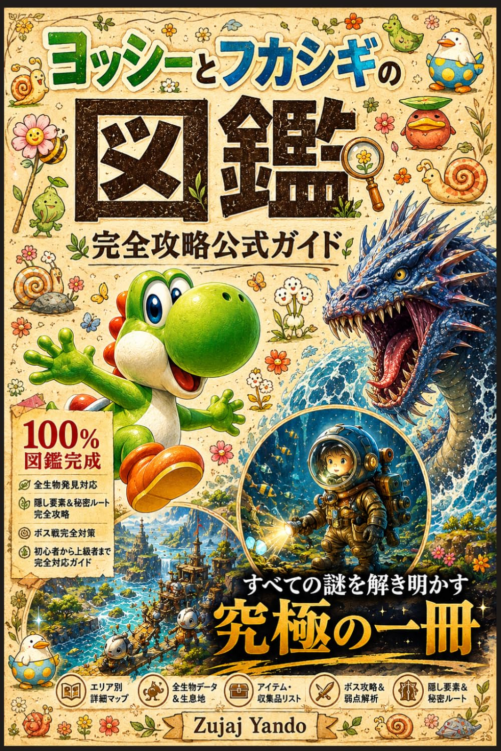 ヨッシーとフカシギの図鑑 完全攻略公式ガイド: 100％図鑑完成・全生物発見対応・隠し要素＆秘密ルート完全攻略・ボス戦完全対策・初心者から上級者まで完全対応ガイド