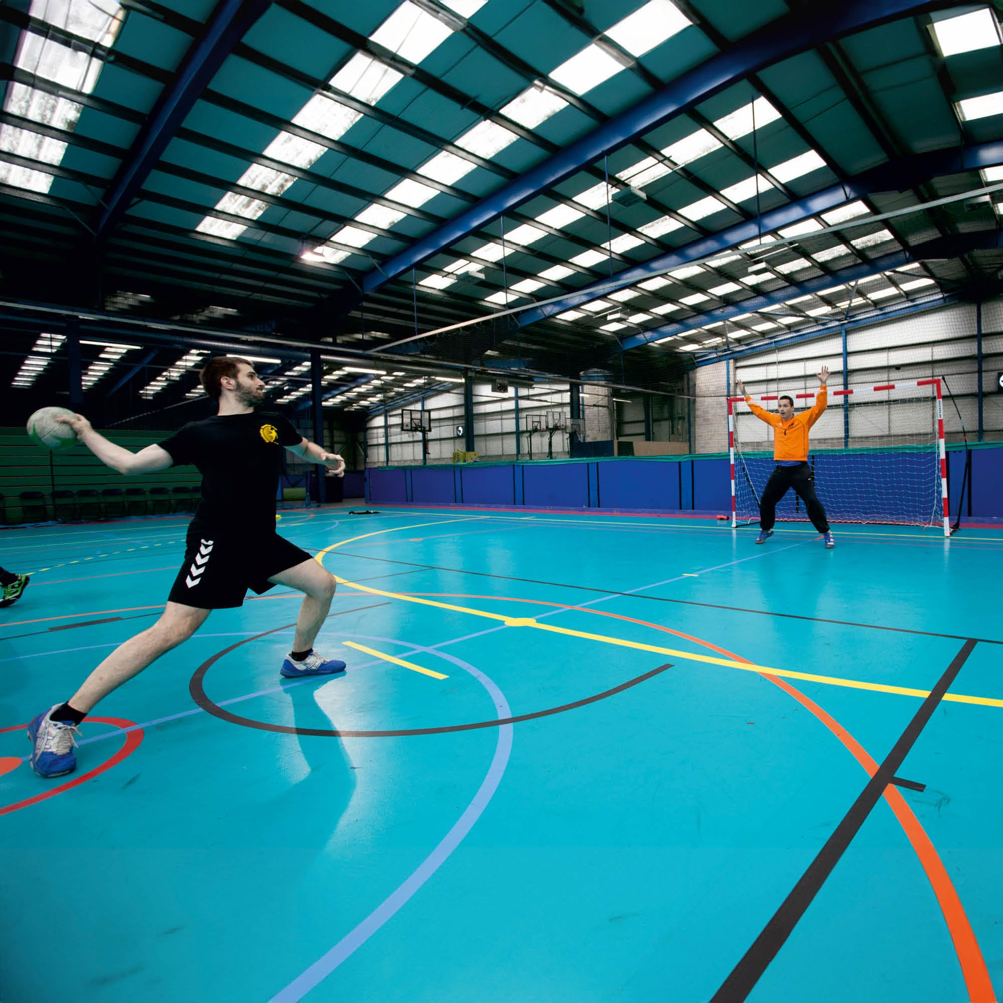 QUICKPLAY Tragbares Handballtore - Ultra Tragbar Innerhalb & Draußen Handball Ziel Eigenschaften Gewichtete Basis | Befürwortet von der Europäisch Handballverband