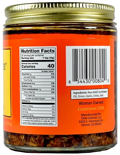 Miniatura 2 de Chile Crunch - Un condimento picante crujiente totalmente natural (chipotle) - 1 frasco