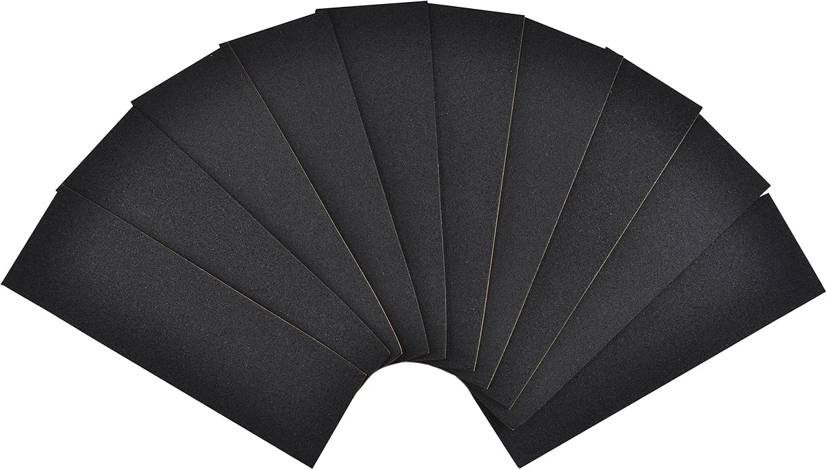 Teak Tuning 10PK Prolific Original Foam Grip Tape (1mm) - Adhesive Backing - Soft, Professional Quality Foam - Optimal Control - 110mm x 35mm - Includes File for Clean Application