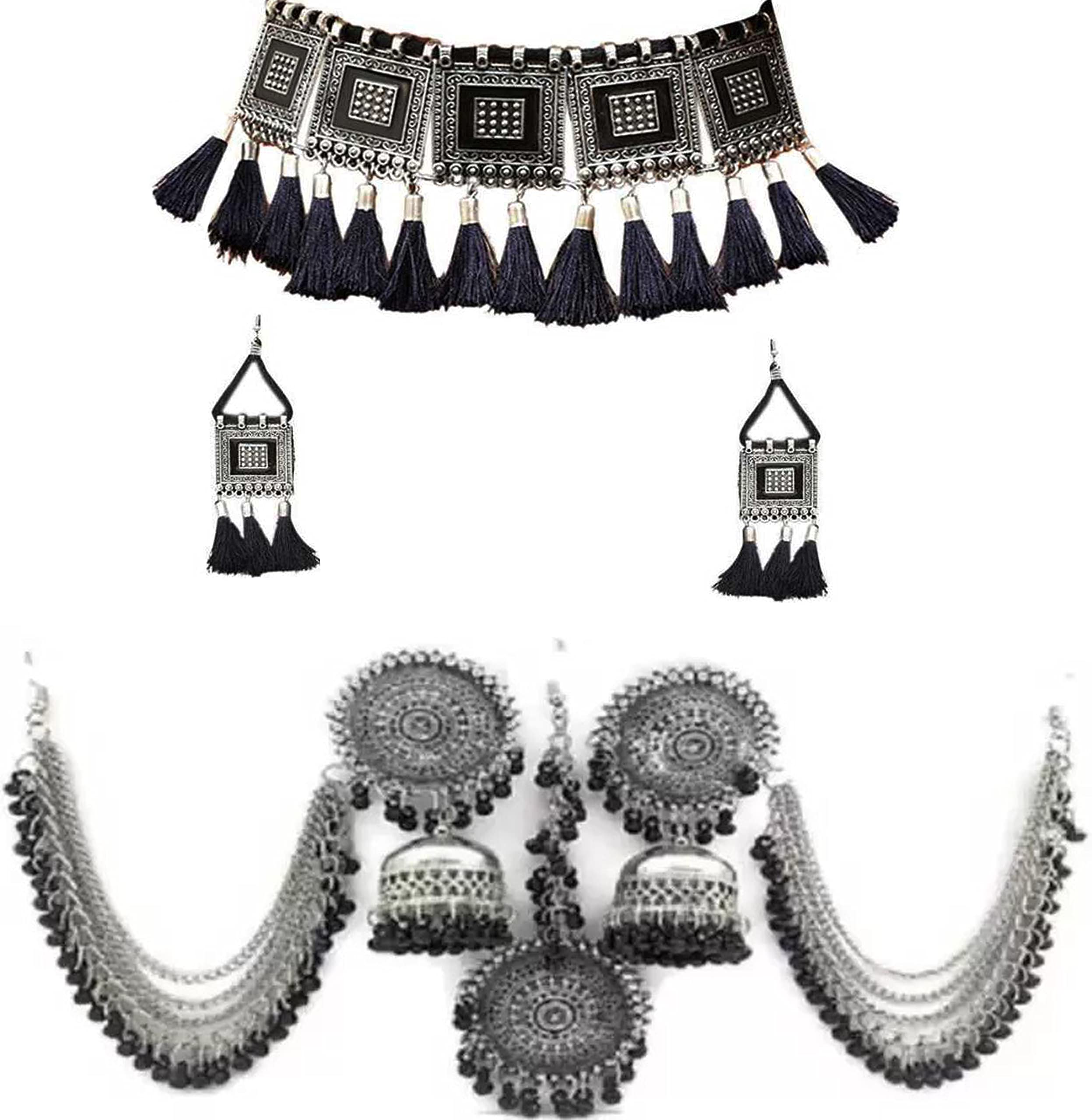 Aadishree Black Bahubali & Meena Combo Jewel Set (B0BZSGN8S8) Amazon Price History, Amazon Price Tracker