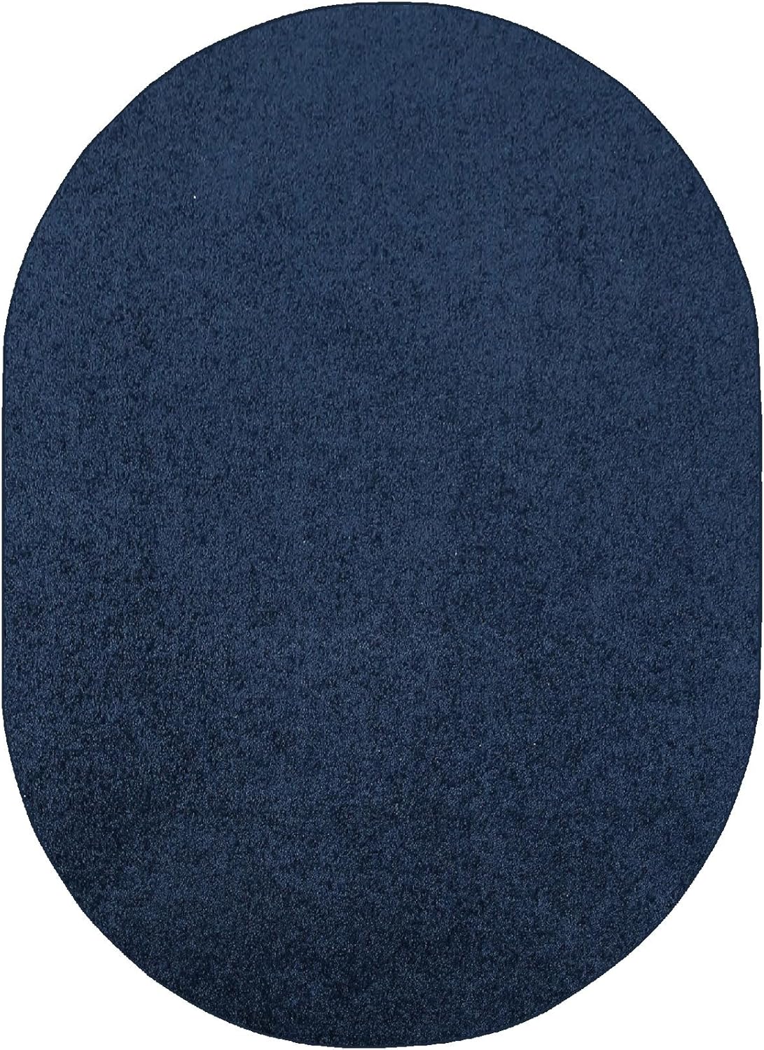 Ambiant Pet Friendly Solid Color Area Rugs Navy - 2' x 12' Oval, Indoor, Stain & Fade Resistant, Perfect for Living Room, Bedroom, Dining Room, Entryway, Doorway, Pet & Kids Friendly Rug, Wedding