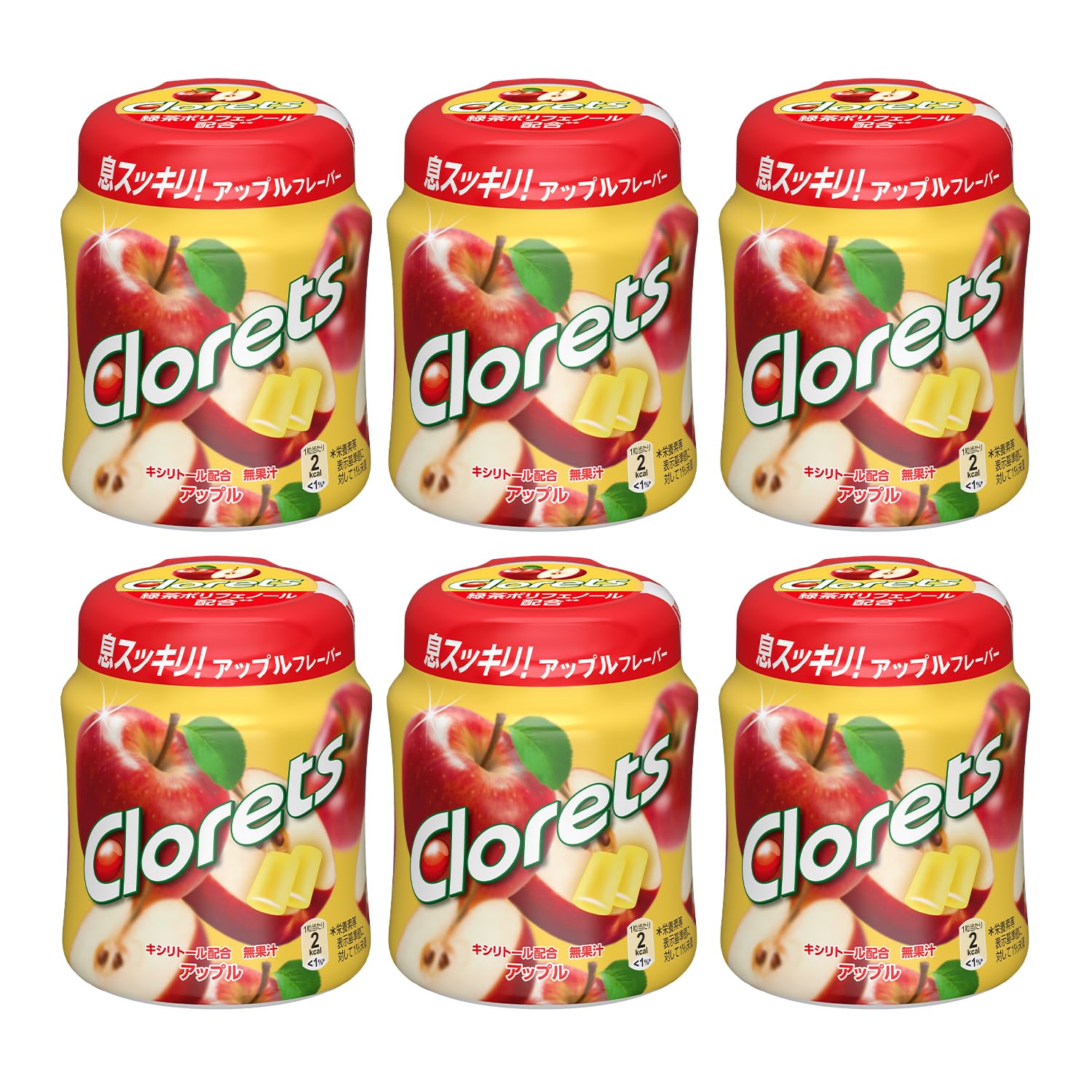 Amazon | モンデリーズ クロレッツXP アップル ボトル 135g×6個